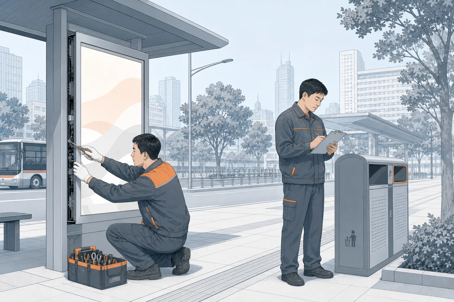 公共设施维护案例